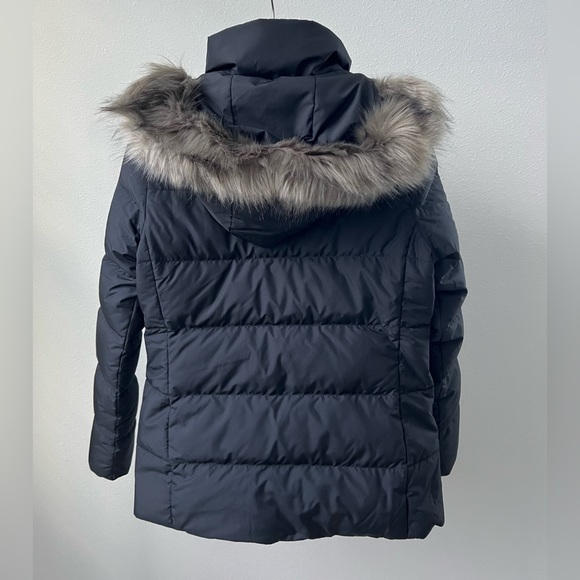 The North Face Women's Gotham Hooded Jacket 550 Fill Goose Down In Black - Picture 5 of 16